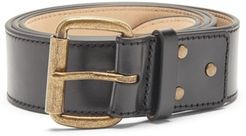 Atticus Leather Belt - Mens - Black