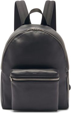 Leather Backpack - Mens - Black