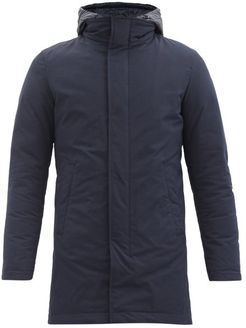 Giaccone Quilted-lining Down Coat - Mens - Navy