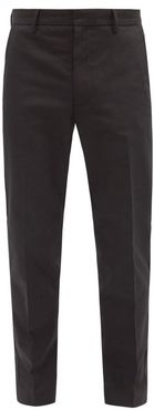 Ayon Cotton-blend Twill Trousers - Mens - Black