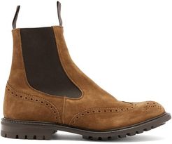 Henry Trek-sole Suede Chelsea Boots - Mens - Tan