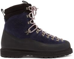 Everest Suede Hiking Boots - Mens - Navy