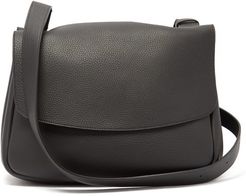 Mail Small Grained-leather Satchel Bag - Womens - Black