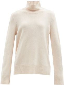 Milina Wool-blend Stand-collar Sweater - Womens - Beige