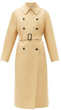 Philpa Double-breasted Cotton-blend Trench Coat - Womens - Beige