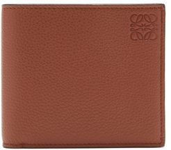 Logo-embossed Grained-leather Bifold Wallet - Mens - Brown