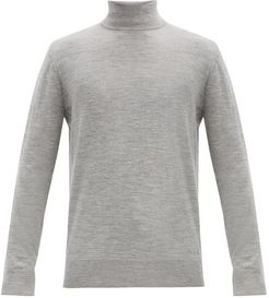 Jermaine Roll-neck Wool Sweater - Mens - Grey