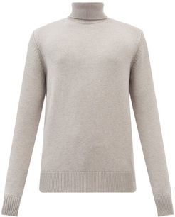 Charlet Cashmere Roll-neck Sweater - Mens - Beige