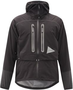 2.5 Reflective Waterproof Hooded Jacket - Mens - Black