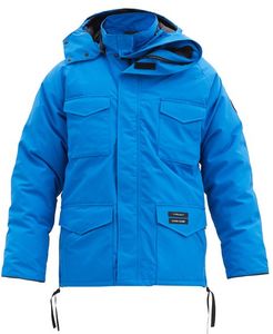 X Canada Goose Constable Hooded Down Parka - Mens - Blue