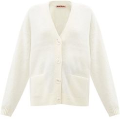 Rives Brushed-knit Cardigan - Womens - Ivory