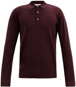 Tencel-blend Polo Shirt - Mens - Burgundy