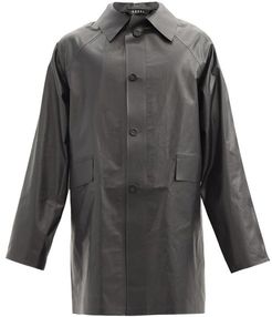 Original Oil Cotton-blend Coat - Mens - Black