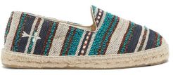 Marrakesh Striped Espadrilles - Mens - Blue Stripe