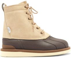 Alal High-top Faux-leather Boots - Womens - Beige Multi