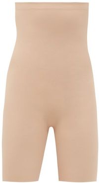 Classic Control High-rise Shaping Shorts - Womens - Beige