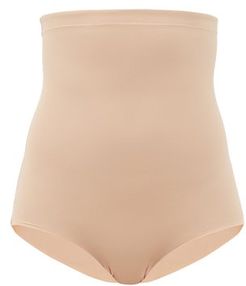 Classic Control High-rise Shaping Briefs - Womens - Beige