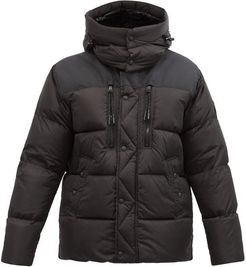 Garston Hooded Quilted Recycled-nylon Down Jacket - Mens - Black
