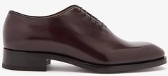 Cousin Corteo Square-toe Leather Oxford Shoes - Mens - Red