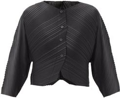 Musical Score Technical-pleated Jacket - Womens - Black