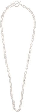 Pill Sterling-silver Chain-link Necklace - Mens - Silver