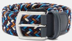 Woven Elasticated Belt - Mens - Blue Multi