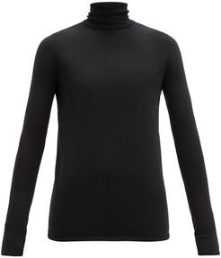 River Cashmere Roll-neck Sweater - Womens - Black