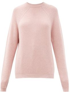Odina Raglan-sleeve Cashmere Sweater - Womens - Pink