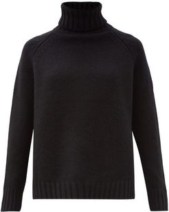 Sophia Roll-neck Cashmere Sweater - Womens - Black