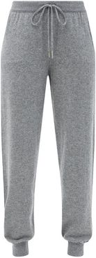 Josephine Cashmere Track Pants - Womens - Grey