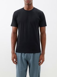 Riviera Cotton-jersey T-shirt - Mens - Black