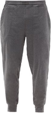 Restore Cotton-blend Track Pants - Mens - Dark Grey