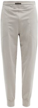 Restore Cotton-blend Jersey Track Pants - Mens - Grey
