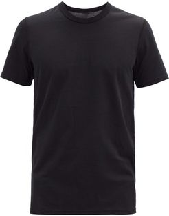 Pima Cotton-jersey T-shirt - Mens - Black