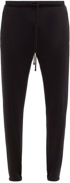 Royston Stirrup-cuffs Stretch-jersey Track Pants - Mens - Black