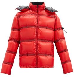 Ramis Hooded Down Quilted-ripstop Jacket - Mens - Red