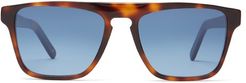 Luanda Ii Square Acetate Sunglasses - Mens - Tortoiseshell