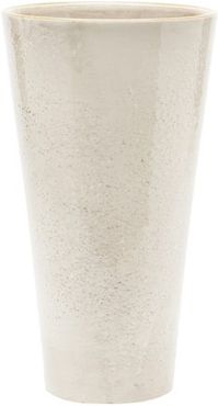 Glazed Ceramic Vase - Cream
