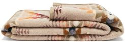 Juniper Mesa Wool-blend Blanket - Beige Print