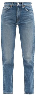 70s High-rise Straight-leg Cropped Jeans - Womens - Denim