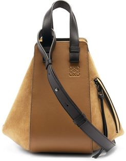 Hammock Small Suede And Leather Bag - Womens - Tan