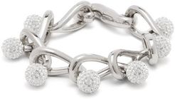 Drop Crystal-embellished Chain Bracelet - Womens - Crystal