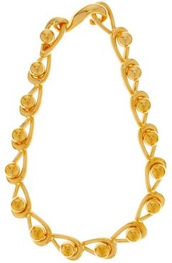 Drop-chain Choker Necklace - Womens - Gold