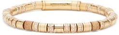 Crystal-embellished 18kt Gold-plated Bracelet - Womens - Gold