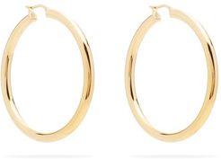 Hoop 18kt Gold-plated Sterling-silver Earrings - Womens - Gold