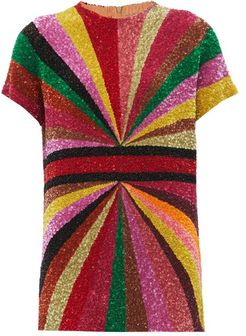 Kaleidoscope Sequinned Mini Dress - Womens - Multi