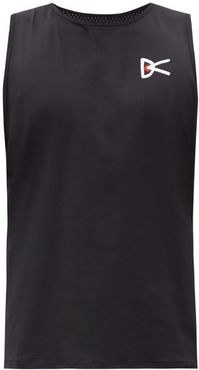 Air Wear Logo-print Perforated-jersey Tank Top - Mens - Black