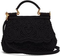 Sicily Medium Cordonoetto-lace Bag - Womens - Black