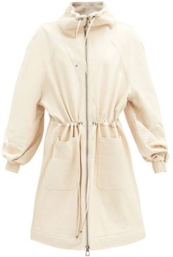 Piki Shearling-lined Leather Coat - Womens - Cream