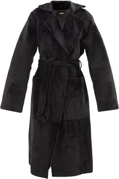 Collie Lacon Shearling Coat - Womens - Black